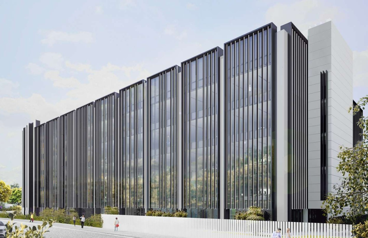 Fachada de la oficina