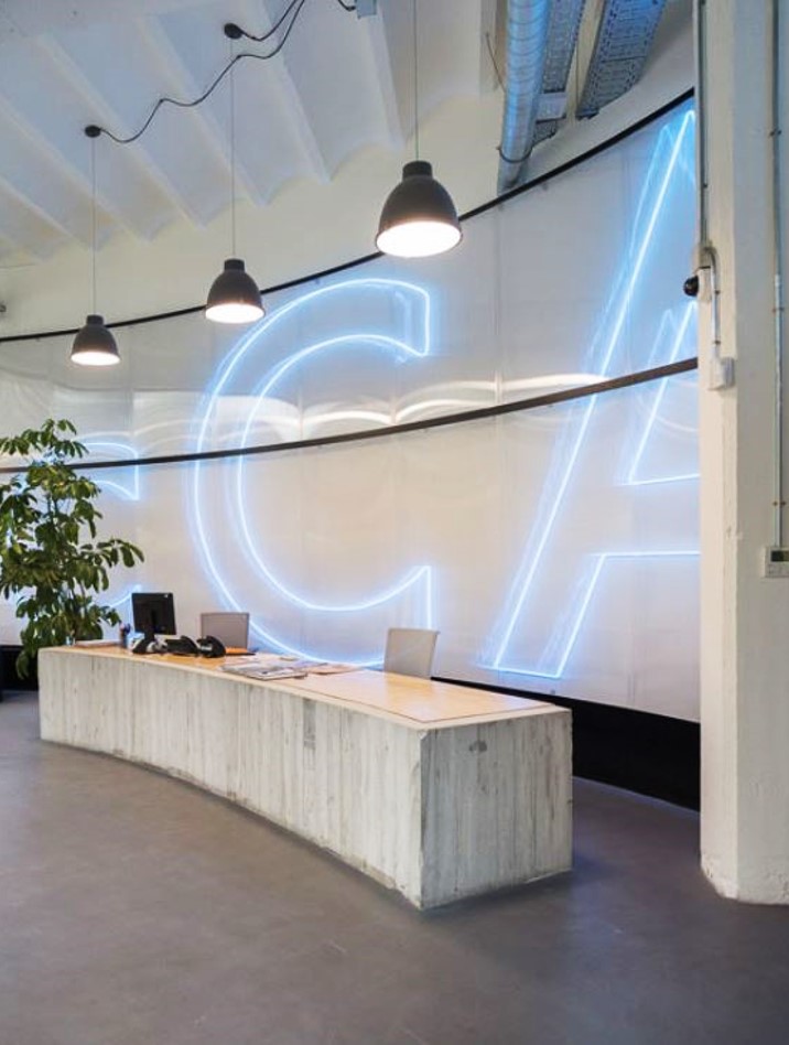 Recepción del edificio