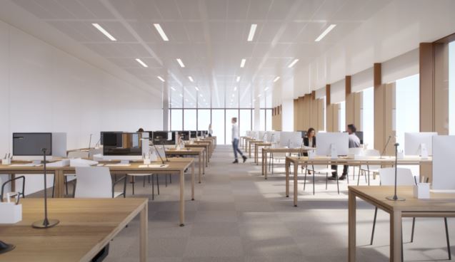 Interior del espacio de Oficinas 