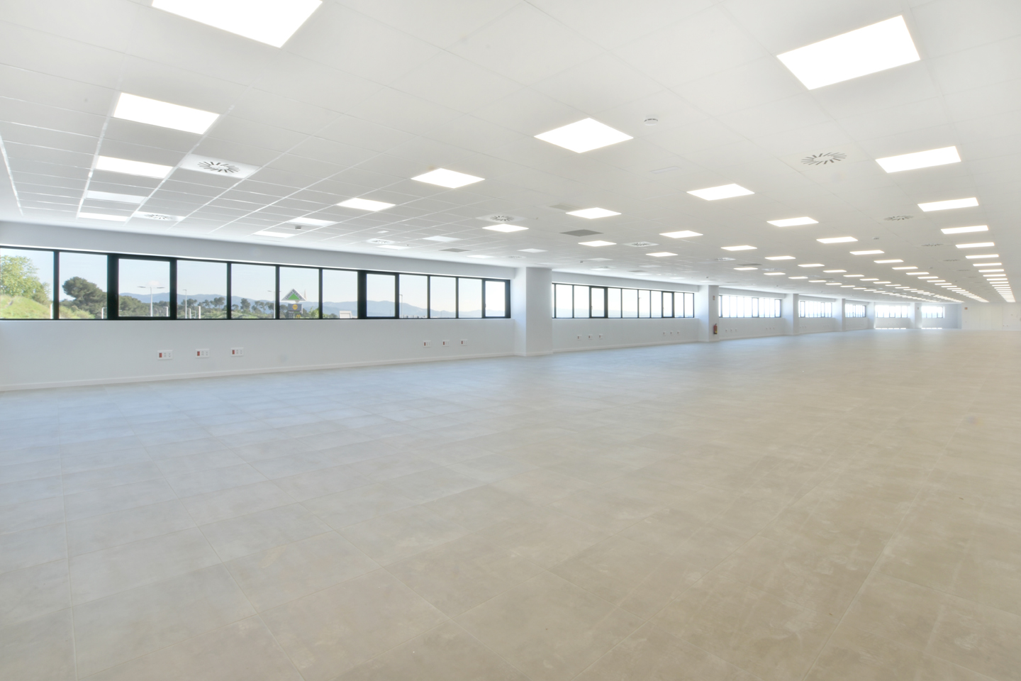 Interior espacio de oficinas