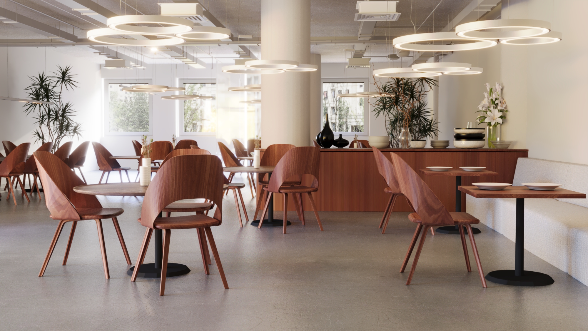 Cafetería interior oficinas