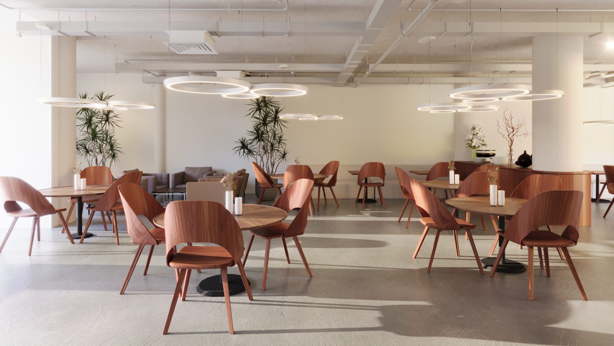 Cafetería interior oficinas