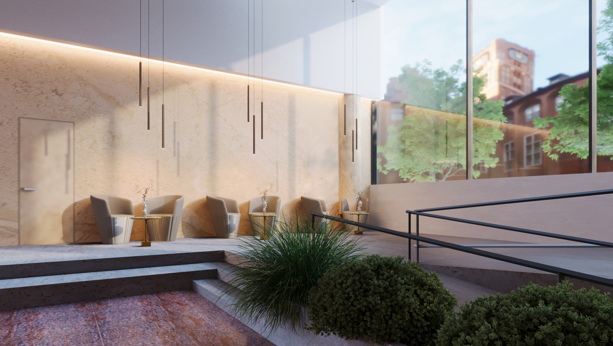 Lobby del edificio de oficinas 2