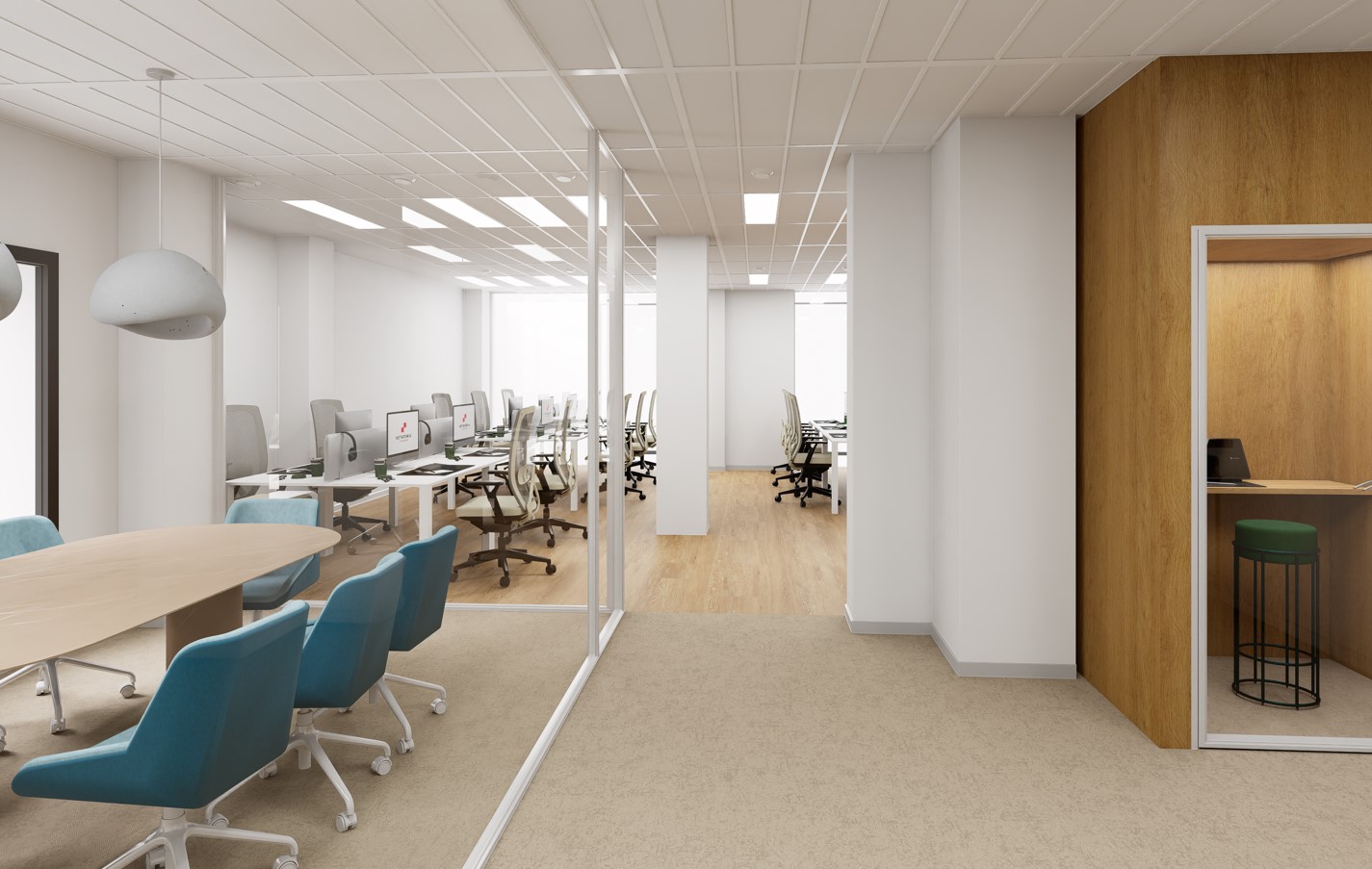 Espacios de oficinas flexibles