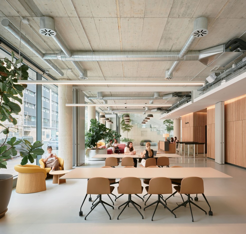 Interior zonas comunes CloudWorks