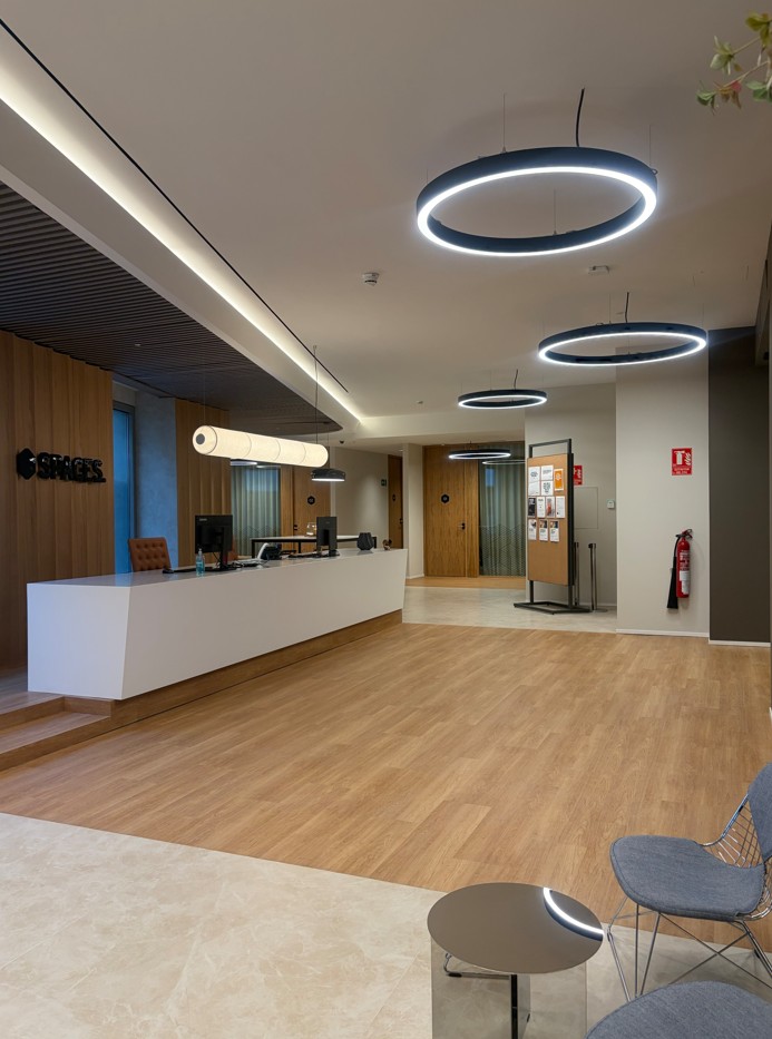 Interior zonas comunes spaces Barcelona