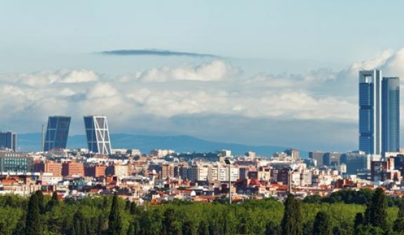 Foto skyline madrid