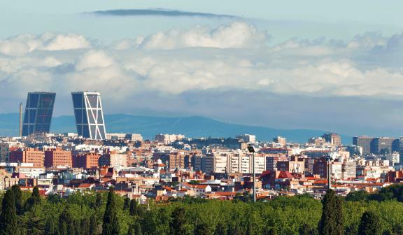 Foto de skyline de todo Madrid