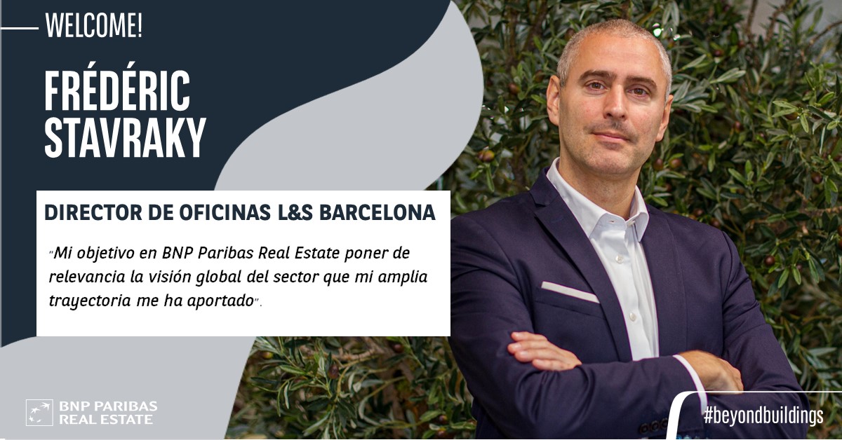 Incorporación Fred Stavraky como director de oficinas BNP Paribas Real Estate