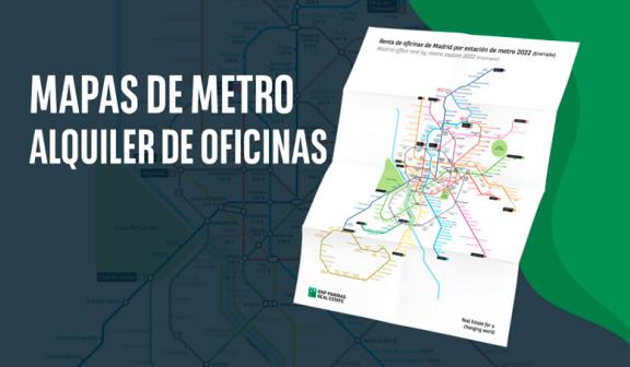 Mapa de metro oficinas Madrid