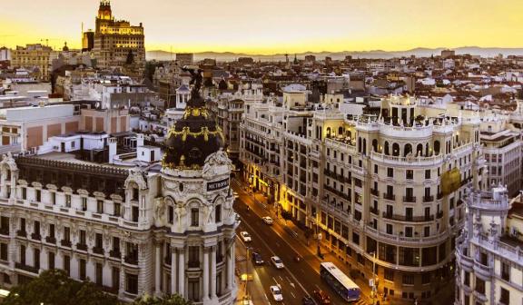 Foto centro de Madrid, España.